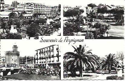 POSTAL A5287: Edificios de Perpignan