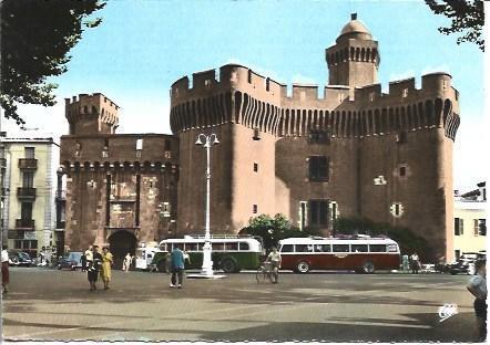 POSTAL A5294: Lado Oeste del Castillet de Perpignan