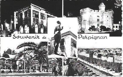 POSTAL A5288: Monumentos de Perpignan