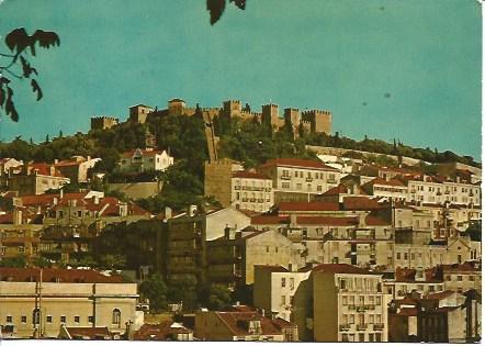 POSTAL A5255: Castillo de San Jorge en Lisboa