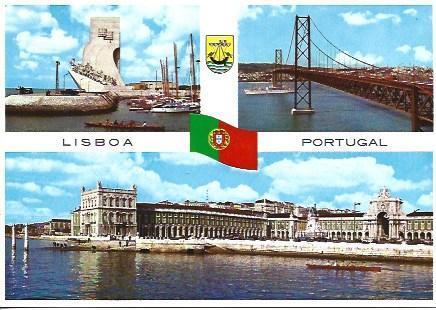 POSTAL A5254: Monumentos de Lisboa