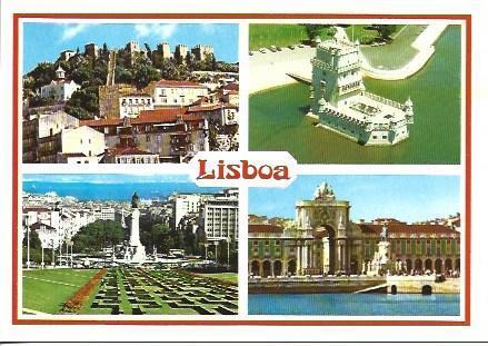 POSTAL A5253: Vistas de Lisboa