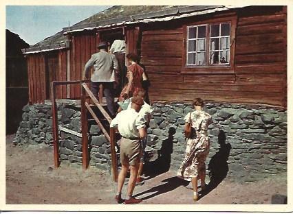 POSTAL A5202: Casa antigua en Roros, Noruega