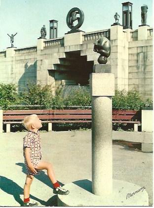 POSTAL A5193: Vigeland Group en Oslo, Noruega