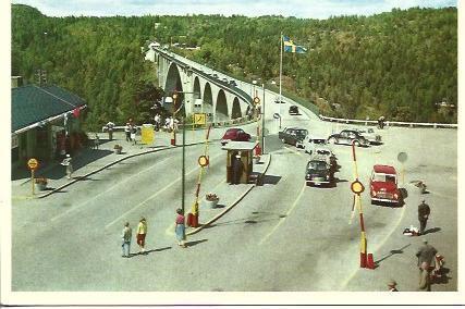 POSTAL A5219: Puente de Svinesund que conecta Noruega y Suecia