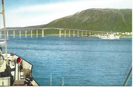 POSTAL A5222: Puente Tromso, Noruega
