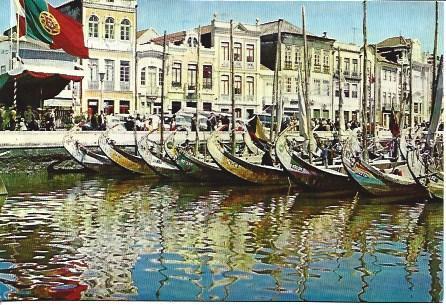 POSTAL A5250: Canal central de Cidade en Aveiro, Portugal