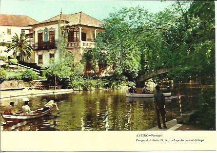 POSTAL A5248: Parque del Infante Pedro en Aveiro, Portugal
