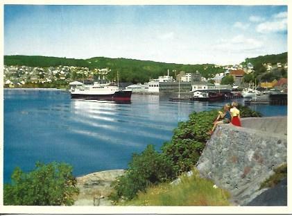 POSTAL A5238: El ferry Patter Wessel en Noruega