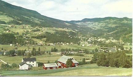 POSTAL A5233: Valle Valdres en Bagn, Noruega
