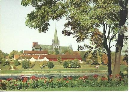 POSTAL A5231: Iglesia de Trandheim, Noruega