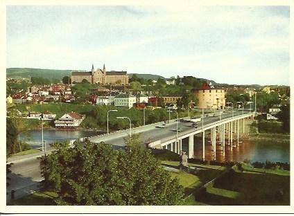 POSTAL A5226: Puente Elgeneser en Trandheim, Noruega