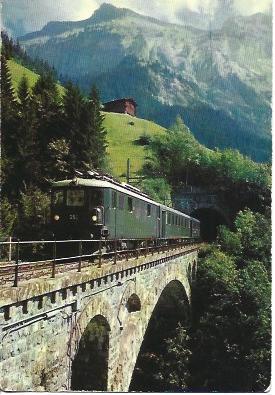 POSTAL A5058: Ferrocarril en Bern