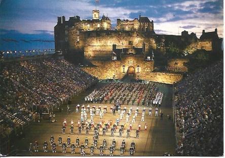 POSTAL A4892: The Military Tatoo en Edinburgo