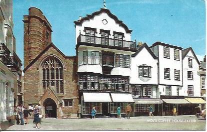 POSTAL A4893: Mol's Coffee en Exeter