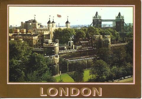 POSTAL A4919: Vista parcial de Londres