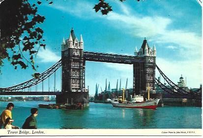 POSTAL A4917: Puente de la Torre de Londres