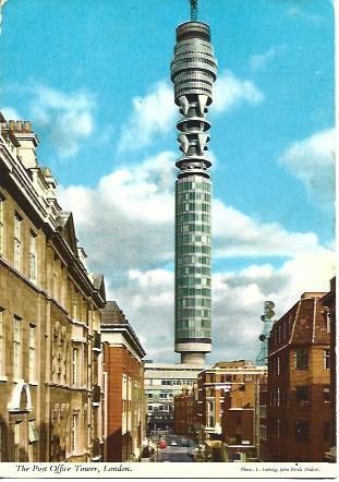 POSTAL A4916: Torre de Correos en Londres