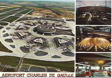 POSTAL A4860: Aeropuerto Charles de Gaulle