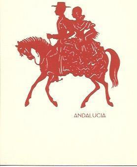 POSTAL A4818: Andalucia, Folklore de España