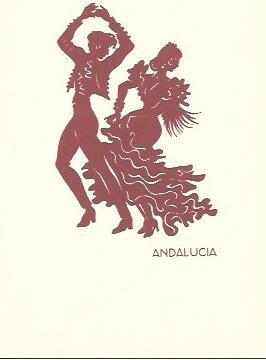 POSTAL A4815: Folklore de España, Andalucia