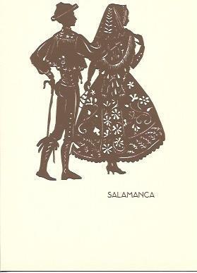 POSTAL A4814: Folklore de España. Salamanca
