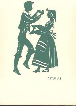 POSTAL A4811: Folklore de España. Asturias