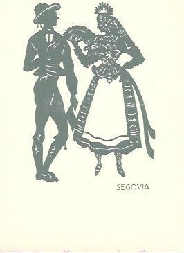 POSTAL A4810: Folklore de España, Segovia