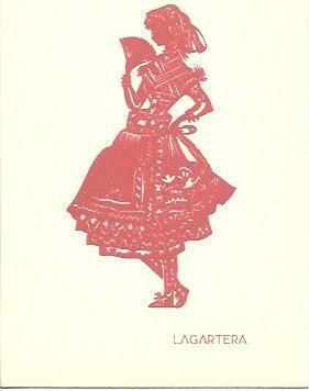 POSTAL A4809: Folklore de España, Lagartera