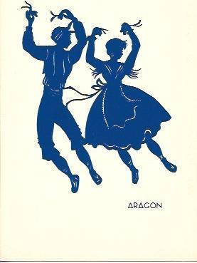 POSTAL A4804: Folklore de España, Aragon