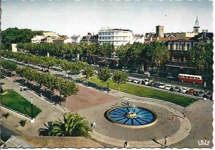 POSTAL A4828: Boulevard Wilson de Perpignan