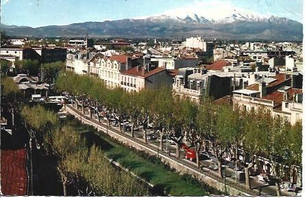 POSTAL A4837: Quais de la Basse en Perpignan