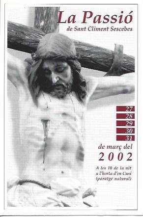 POSTAL A5317: La Passio en Sant Climent Sescebes