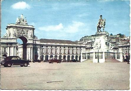 POSTAL A5019: Praça do Comercio en Lisboa