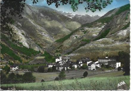 POSTAL A5012: Vista de Ordino en Andorra
