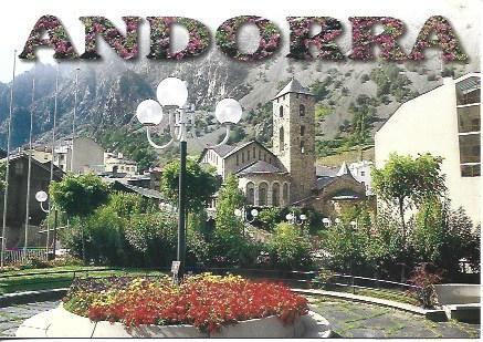 POSTAL A5003: Plaça del Poble en Andorra la Vella
