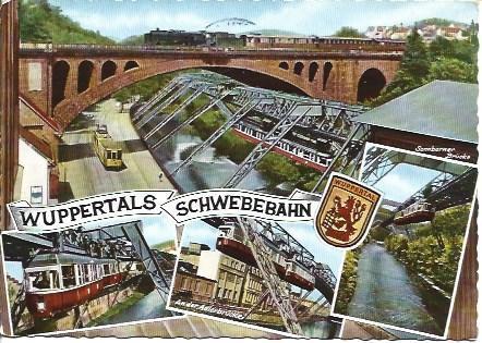 POSTAL A5002: Vistas de Wuppertal