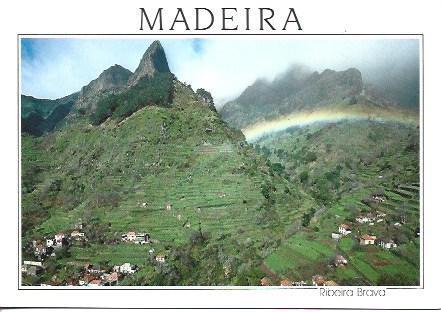 POSTAL A5024: Ribeira Brava en Madeira