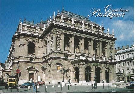 POSTAL A4954: Opera de Budapest