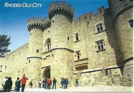 POSTAL A4943: Ciudad vieja de Rodas, Grecia