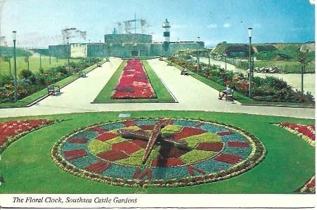 POSTAL A4927: Jardines del Castillo de Southsea