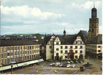 POSTAL A4990: Puerta Odenwald en Darmstadt