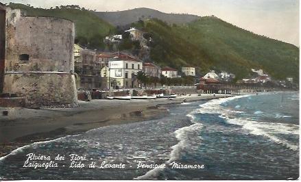 POSTAL A4976: Lido de Levante en Riviera dei Fiori
