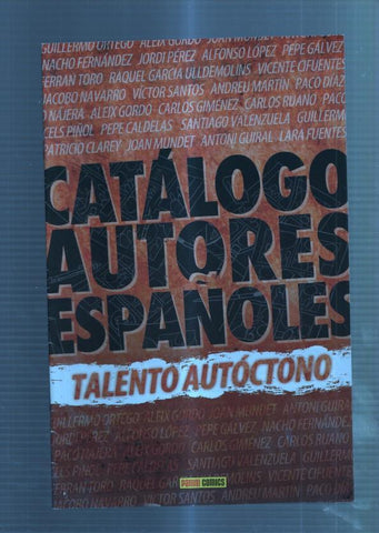 Panini: catalogo autores españoles, talento autoctono