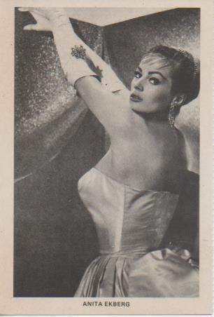Postal E07751: Las Mas Bellas Postales. Cine de los años 60. Anita Ekberg