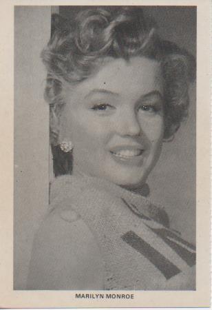 Postal E07745: Las Mas Bellas Postales. Cine de los años 50. Marilyn Monroe