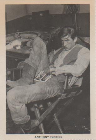 Postal E07743: Las Mas Bellas Postales . Cine de los años 50. Anthony Perkins