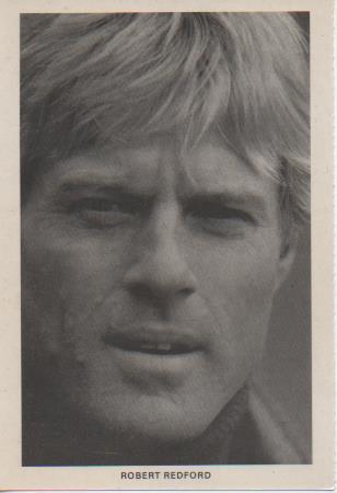 Postal E07762: Las Mas Bellas Postales del. Cine de los años 60. Robert Redford