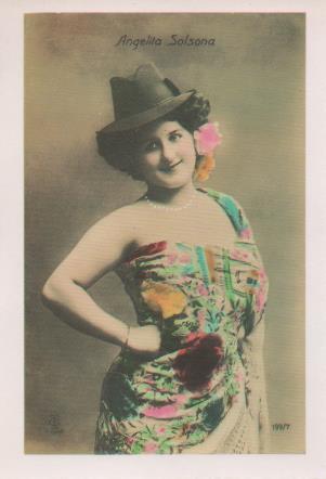 Postal E07778: Las Mas Bellas Postales del Siglo XIX y XX. Artistas Famosas.  Angelita Solsona