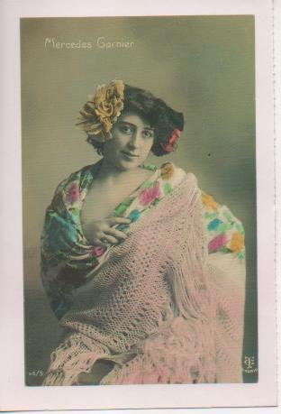 Postal E07773: Las Mas Bellas Postales del Siglo XIX y XX. Artistas Famosas. Mercedes Garnier